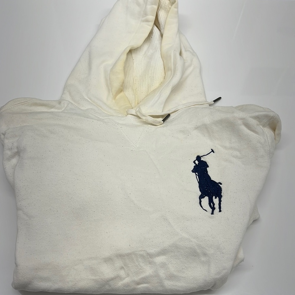 Authentic Polo by Ralph Lauren White Sweatshirt.